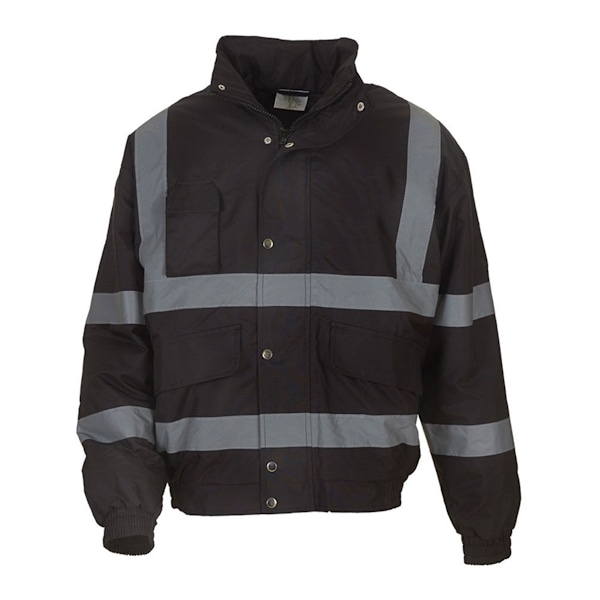 Yoko Hi-Vis Bomberjacka för Herr (2-pack) 4XL Svart Black 4XL
