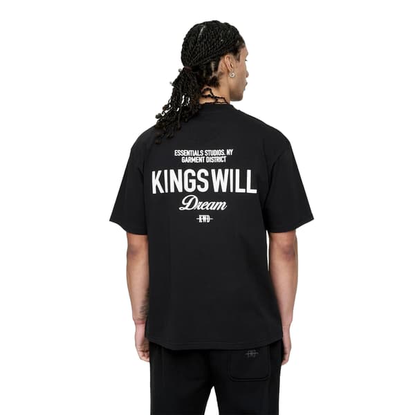 Kings Will Dream Herr Studio Garment District T-shirt M Svart Black M