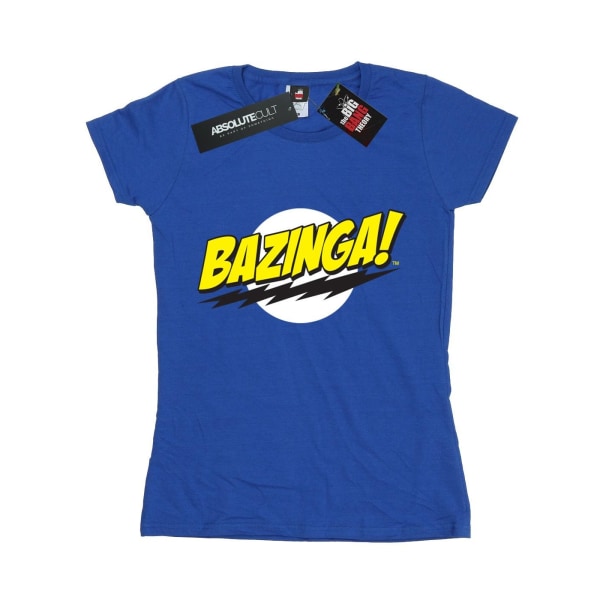 The Big Bang Theory Dam/Kvinnor Bazinga T-Shirt XXL Royal Blu Royal Blue XXL