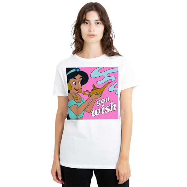 Aladdin Unisex Vuxen You Wish Jasmine T-Shirt M Vit White M