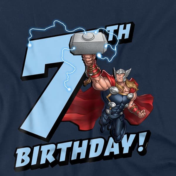 Thor Barn/Barn 7-årsdag Tröja 7-8 år Marinblå Navy 7-8 Years