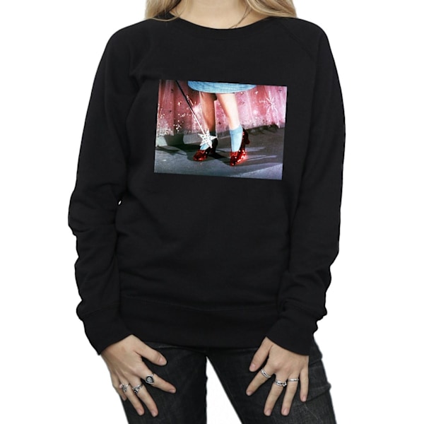 Trollkarlen från Oz Dam/Dam There´s No Place Like Home Sweatshirt Black S