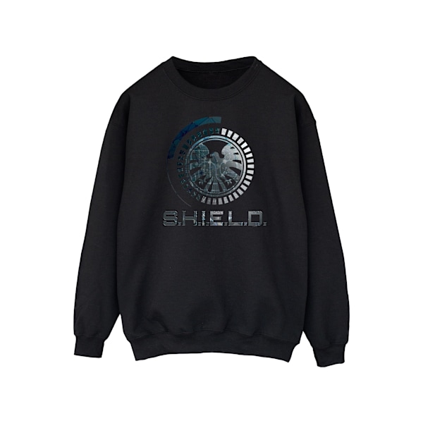 Marvel Mens Agents Of SHIELD Circuits Sweatshirt 5XL Svart Black 5XL