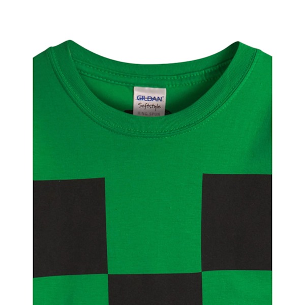 Minecraft T-shirt med korta ärmar för pojkar 5-6 år Grön Green 5-6 Years