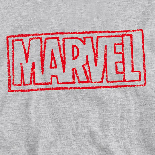Marvel Barn/Kids Doodle Brick Pull Over Hoodie 5-6 år N Navy 5-6 Years