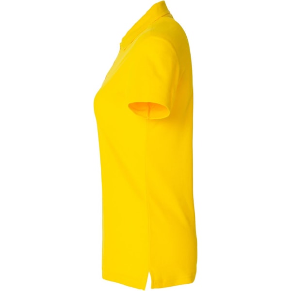 Clique Dam/Dam T-shirt Piké Enfärgad L Citron Lemon L