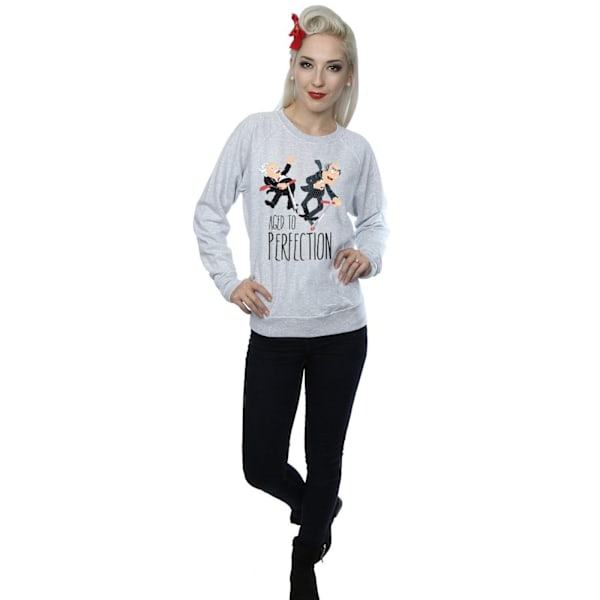 Disney Dam/Damer The Muppets Åldrats till Perfektion Sweatshirt Heather Grey XL