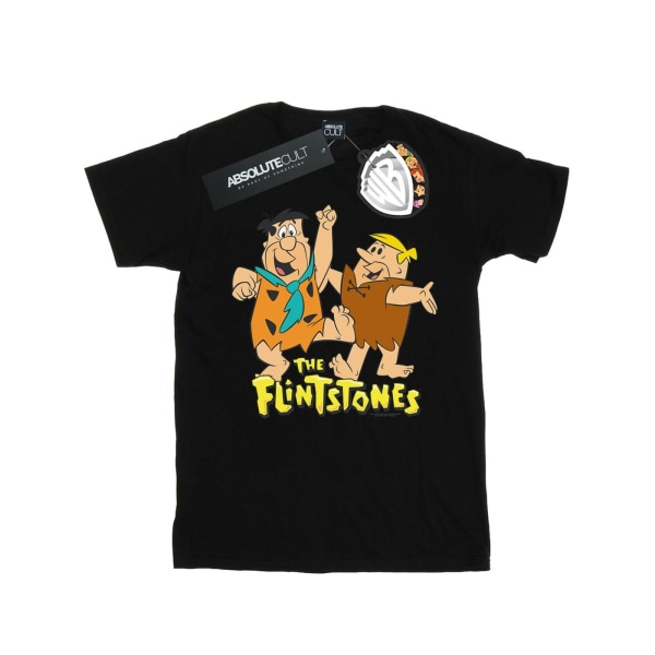 The Flintstones Dam/Damer Fred Och Barney Bomull Boyfriend Black L