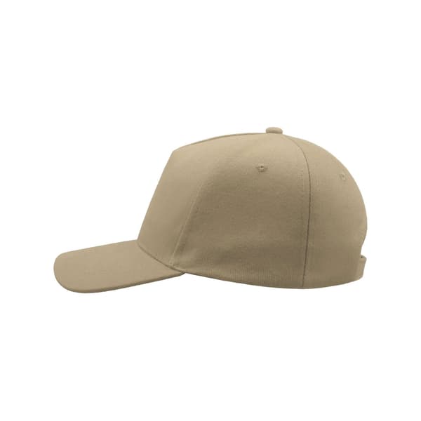 Atlantis Liberty Five Buckle Heavy Brush Cotton 5 Panel Cap One Khaki One Size