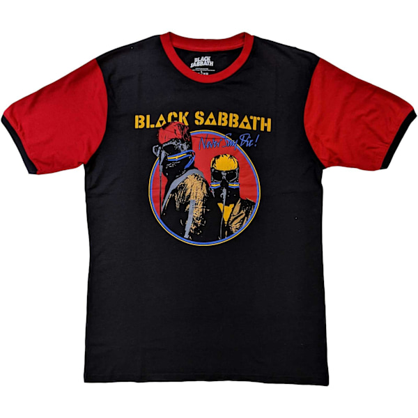 Black Sabbath Unisex Adult Never Say Die T-Shirt M Svart/Orange Black/Orange M