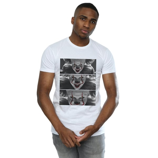 It Chapter 2 Herr Pennywise Foto Närbild T-shirt XXL Vit White XXL