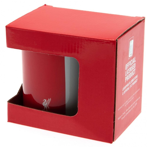 Liverpool FC Mugg En Storlek Vit/Röd White/Red One Size