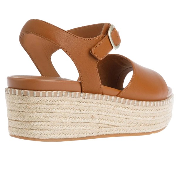 FitFlop Dam/Dam Eloise Läder Remkil Espadrill Tan 6.5 UK