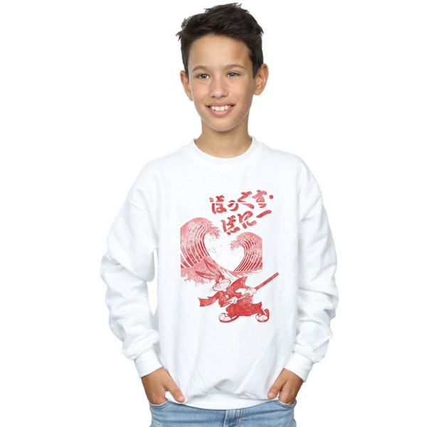 Looney Tunes Boys Bugs Bunny Shogun Sweatshirt 12-13 år Vit White 12-13 Years