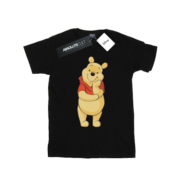 Disney Girls Winnie The Pooh Söt Bomull T-shirt 12-13 År Svart Black 12-13 Years