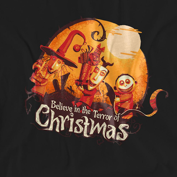 The Nightmare Before Christmas Unisex Vuxen Believe In The Terr Black XL