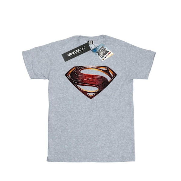 Superman Herr Logo Bomull T-shirt S Sports Grey Sports Grey S