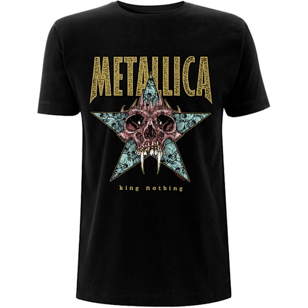 Metallica Unisex Adult King Nothing Back Print T-Shirt L Svart Black L