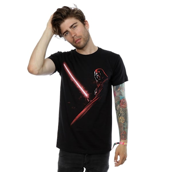Star Wars Herr Darth Vader Shadow T-shirt M Svart Black M