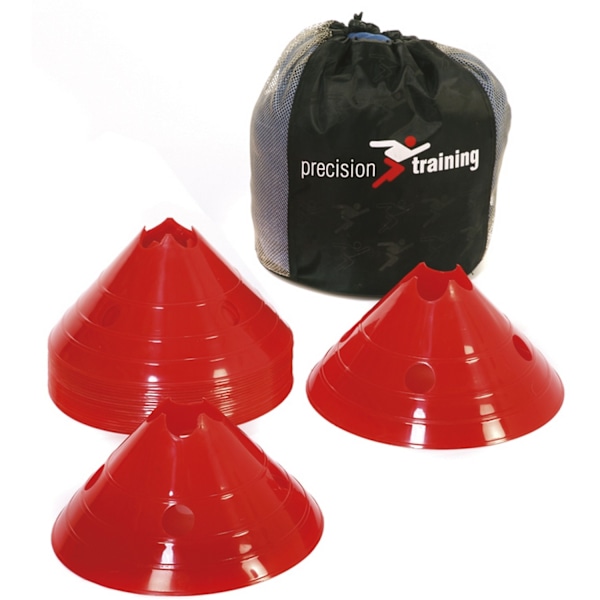 Precision Giant Saucer Cones (Förpackning med 20) En Storlek Röd Red One Size