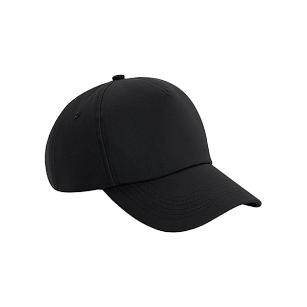 Beechfield Unisex Adult Authentic 5 Panel Cap One Size Svart Black One Size