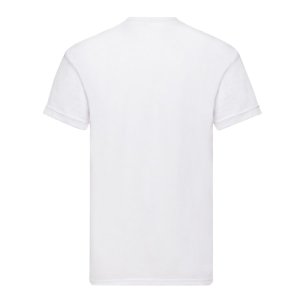 Fruit of the Loom Unisex Värdevikt Bomull T-shirt 4XL W White 4XL