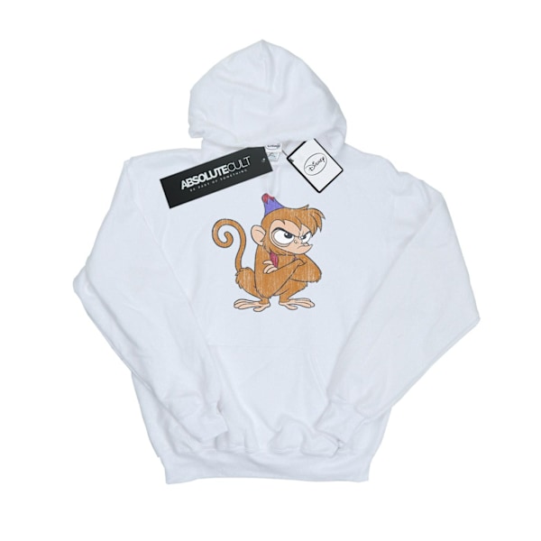 Disney Girls Aladdin Classic Angry Abu Hoodie 9-11 år Vit White 9-11 Years