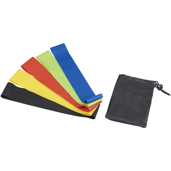 Bullet The Crane Elastiskt Motståndsband Set 15.5 x 11.5 cm Sol Solid Black 15.5 x 11.5 cm