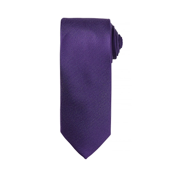 Premier Herr Mikro Våffel Formell Arbets Slips En Storlek Lila Purple One Size