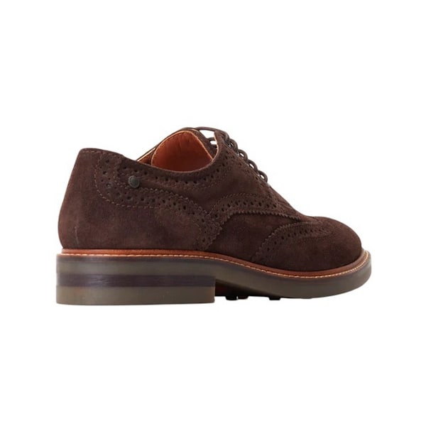 Base London Herr Hatfield Klassiska Brogues i Läder 10 UK Bränd B Burnt Brown 10 UK