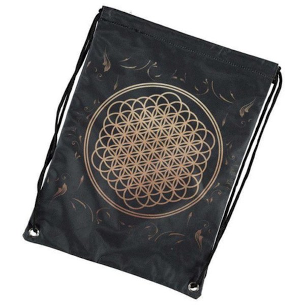 Rock Sax Bring Me The Horizon Flower Of Life Dragsnöre Väska En Black One Size