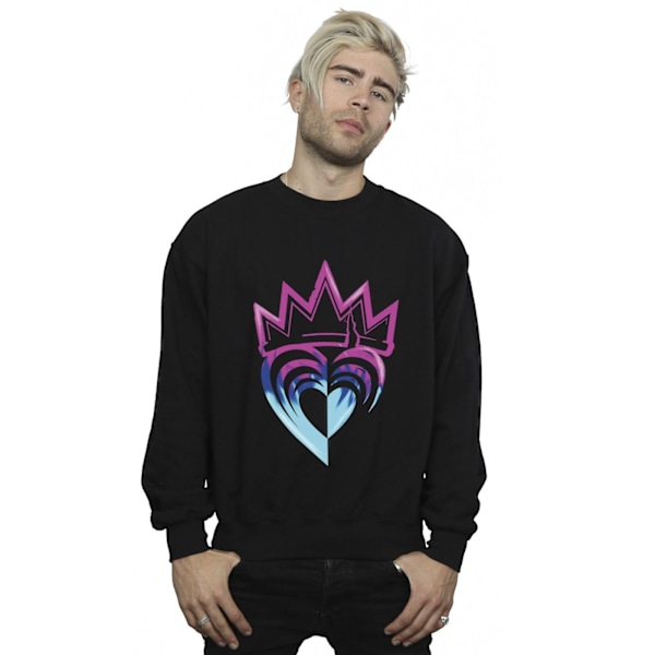 Disney Herr Descendants Rosa Krona Sweatshirt L Svart Black L