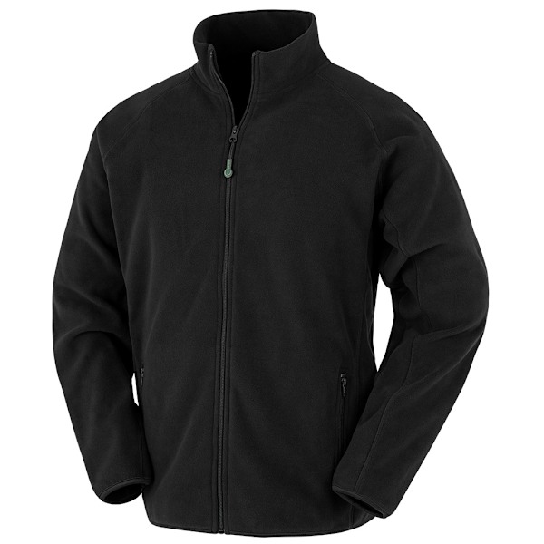 Result Äkta Återvunnen Herr Polarthermic Fleecejacka 4XL Svart Black 4XL