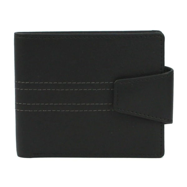 Eastern Counties Läder Unisex Adult Elijah Bi-Fold Leather St Black/Taupe One Size