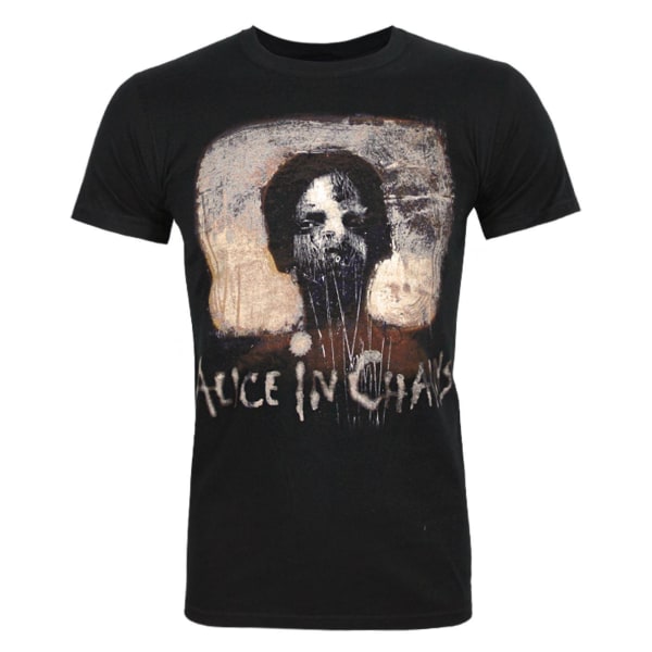 Alice In Chains Officiell herr Stitch Boy T-shirt S svart Black S