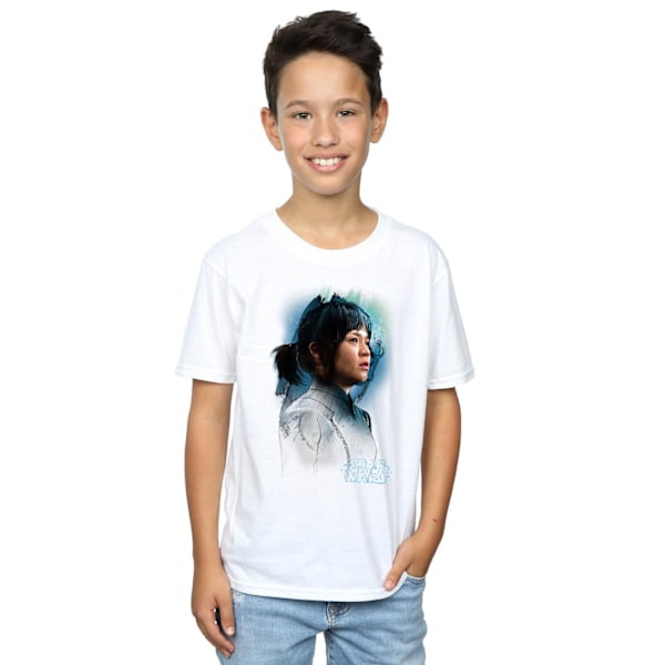 Star Wars Boys The Last Jedi Rose Tico Borstad T-shirt 5-6 år White 5-6 Years