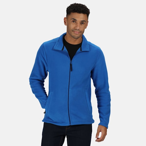 Regatta Herr Plain Micro Fleece Full Zip Jacka (Layer Lite) M Oxford Blue M