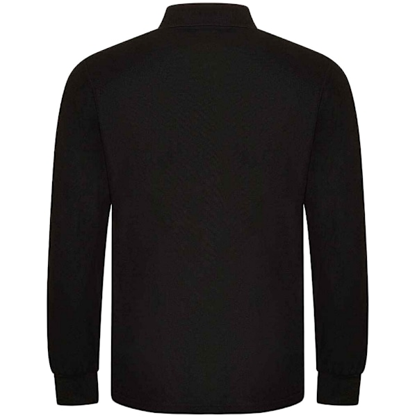 PRORTX Herrarnas Långärmad Poloshirt 3XL Svart Black 3XL