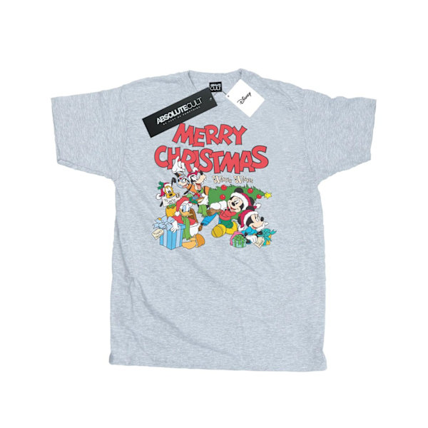 Disney Herr Mickey And Friends Winter Wishes T-Shirt M Sports G Sports Grey M