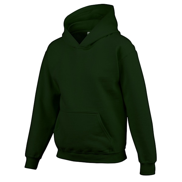 Gildan Barn/Barn Heavy Blend Hooded Sweatshirt 7-8 År F Forest Green 7-8 Years
