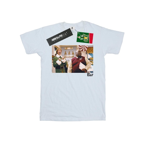 Elf Herr Jul Store Cheer T-Shirt 4XL Vit White 4XL