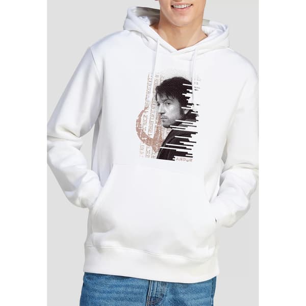 Star Wars Herr Redacted Andor Hoodie M Vit White M