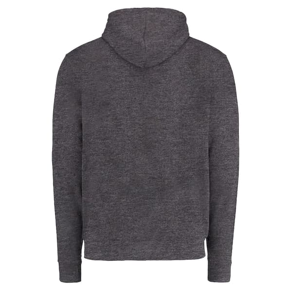 Kustom Kit Herr Full Zip Hooded Sweatshirt M Mörkgrå Marl Dark Grey Marl M