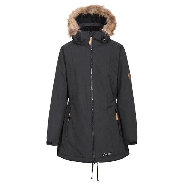 Trespass Dam/Kvinna Celebrity Isolerad Längre Parka Black XL