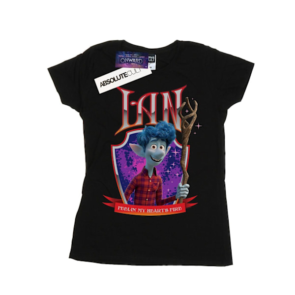 Disney Dam/Kvinnor Onward Ian Heart´s Fire Bomull T-shirt S B Black S