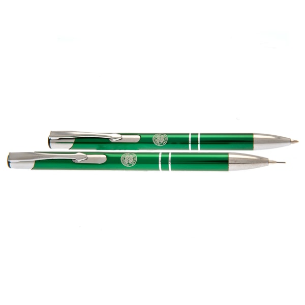 Celtic FC Executive Crest Penna & Penns Set One Size Grön/Silve Green/Silver One Size