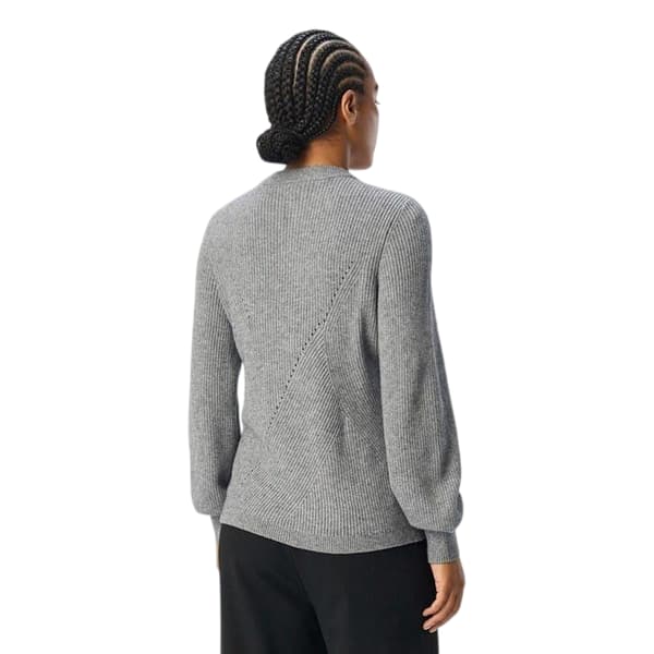Object Dam/Dam Rundhalsad Normal Tröja 10 UK Mellangrå Medium Grey 10 UK