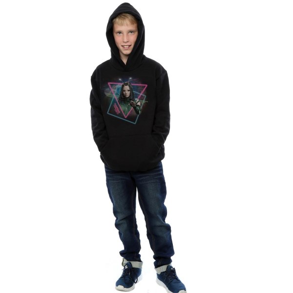 Marvel Boys Guardians Of The Galaxy Neon Mantis Hoodie 9-11 år Black 9-11 Years