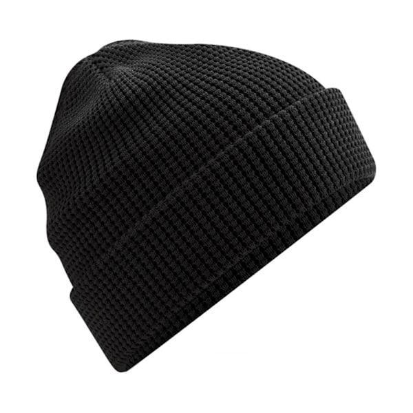 Beechfield Unisex Vuxen Våffel Organisk Bomull Mössa En Storlek B Black One Size
