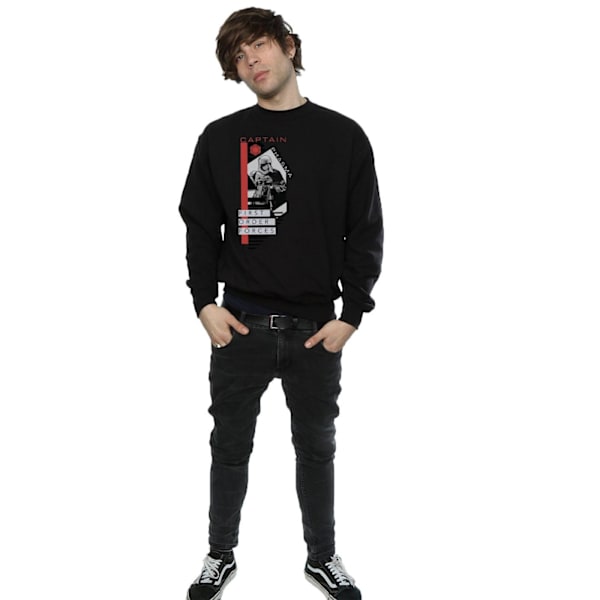 Star Wars Herr The Last Jedi Captain Phasma Sweatshirt M Svart Black M